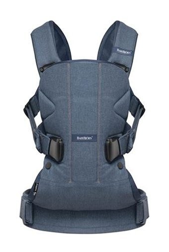BabyBjörn Cotton 3.5 - 15 kg Kapasiteli Oturaklı Her Yöne Yenidoğan Kanguru Denim Midnight Blue
