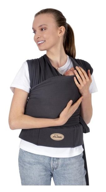 Sevi Bebe Art 565-13 3 - 12 kg Kapasiteli Oturaklı Her Yöne Yenidoğan Kanguru Gri