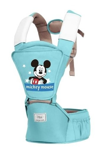 Worryfreeshopping Hss 15 kg Kapasiteli Oturaklı Her Yöne Yenidoğan Kanguru Mickey Mouse Mavi