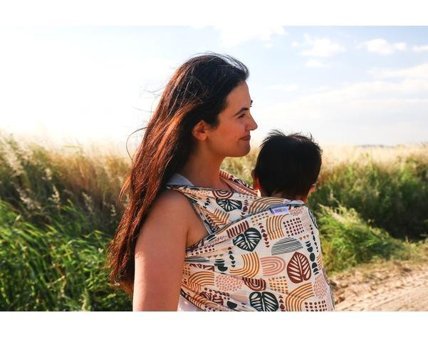 Neko Wrap Sling 13 kg Kapasiteli Oturaklı Yenidoğan Kanguru Çok Renkli