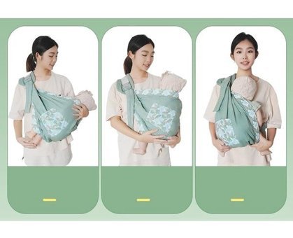 Yy Store 20 kg Kapasiteli Oturaklı Her Yöne Yenidoğan Kanguru Yeşil