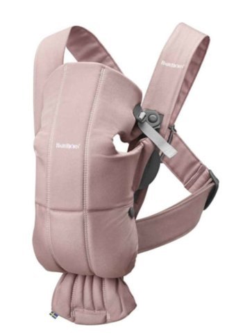BabyBjörn Cotton 3 - 12 kg Kapasiteli Oturaklı Her Yöne Yenidoğan Kanguru Dusty Pink