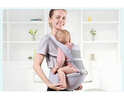 Yy Store 25 kg Kapasiteli Oturaklı Her Yöne Yenidoğan Kanguru Açık Gri