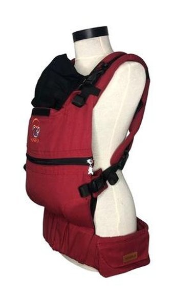 Hugbala 570 20 kg Kapasiteli Oturaklı Her Yöne Yenidoğan Kanguru Bordo