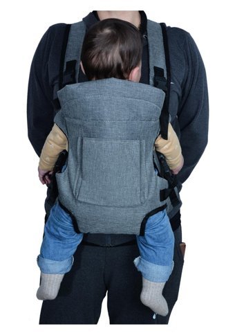 My Gepetto Bag 13 kg Kapasiteli Oturaklı Her Yöne Yenidoğan Kanguru Gri