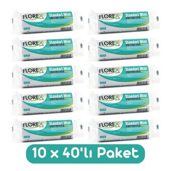Florex Mini Boy 44x45 cm 10x40 Adet Çöp Poşeti