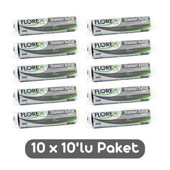 Florex Battal Boy 72x95 cm 10x10 Adet Çöp Poşeti