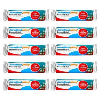 Newtechplast Battal Boy 72x95 cm 10 Adet Çöp Poşeti