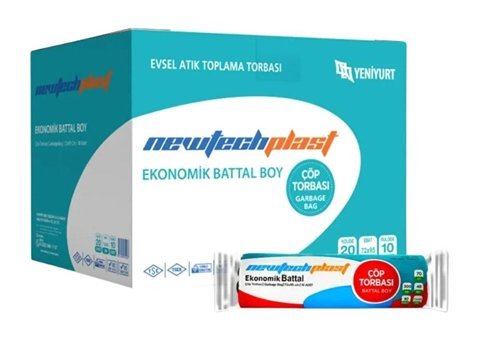 Newtechplast Battal Boy 72x95 cm 20 Adet Çöp Poşeti