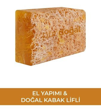Pür Doğal Organik Kabak Lifli Sabun 130 gr