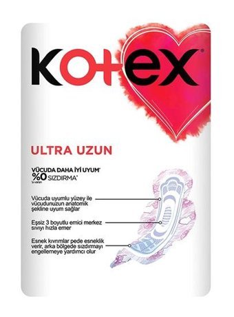 Kotex Ultra İnce 18'li Hijyenik Ped 2 Adet