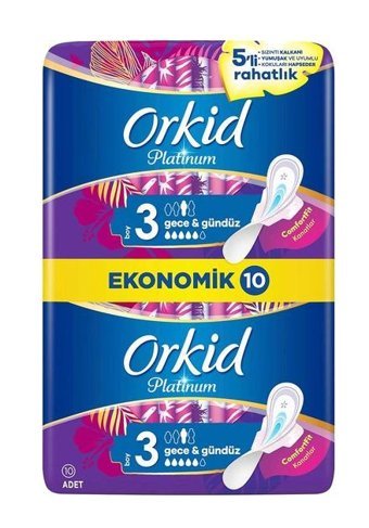 Orkid Platinum Ultra İnce 10'lu Hijyenik Ped 1 Adet
