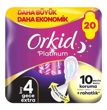 Orkid Platinum İnce 20'li Hijyenik Ped 1 Adet