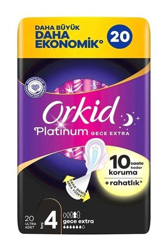 Orkid Platinum İnce 20'li Hijyenik Ped 1 Adet