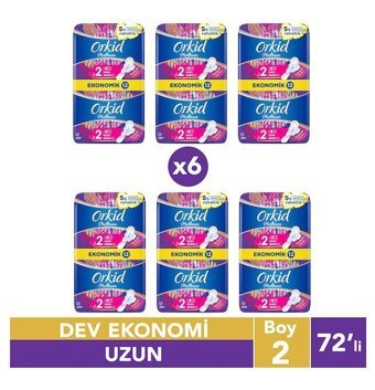 Orkid Platinum Anne Kız İnce 12'li Hijyenik Ped 6 Adet