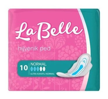 La Belle Ultra Kanatlı İnce 10'lu Hijyenik Ped 2 Adet