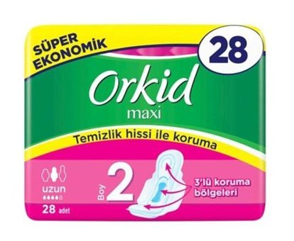 Orkid Maxi İnce 28'li Hijyenik Ped 1 Adet