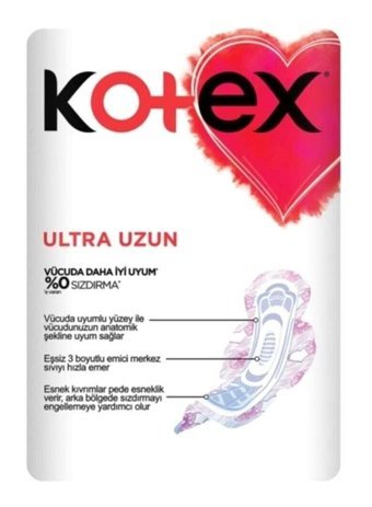 Kotex Ultra İnce 18'li Hijyenik Ped 8 Adet