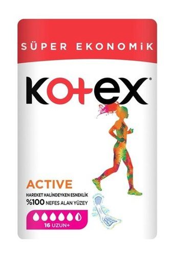 Kotex Active İnce 16'lı Hijyenik Ped 1 Adet