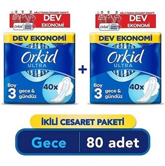Orkid Ultra İnce 40'lı Hijyenik Ped 2 Adet