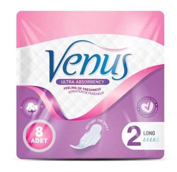 Venüs İnce 8'li Hijyenik Ped 1 Adet