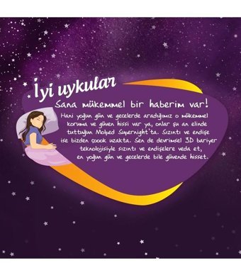 Molped Super Night İnce 14'lü Hijyenik Ped 1 Adet