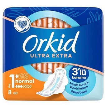 Orkid Ultra İnce 8'li Hijyenik Ped 1 Adet