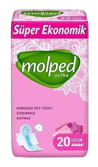 Molped Ultra İnce 20'li Hijyenik Ped 1 Adet