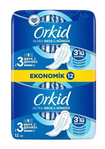 Orkid Ultra İnce 12'li Hijyenik Ped 1 Adet