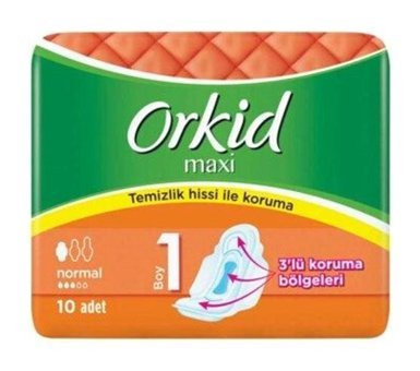 Orkid Maxi İnce 10'lu Hijyenik Ped 1 Adet