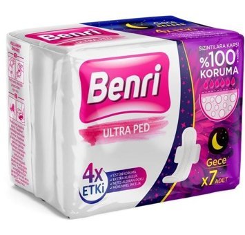 Benri İnce 7'li Hijyenik Ped 1 Adet