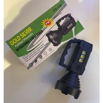 Gold Silver Gs-130 Dinamolu Basmalı Led Şarjlı El Feneri
