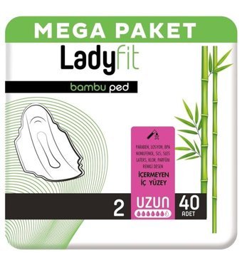 Ladyfit Bambu İnce 40'lı Hijyenik Ped 1 Adet