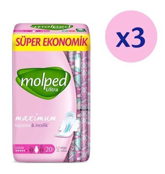 Molped Ultra İnce 20'li Hijyenik Ped 3 Adet