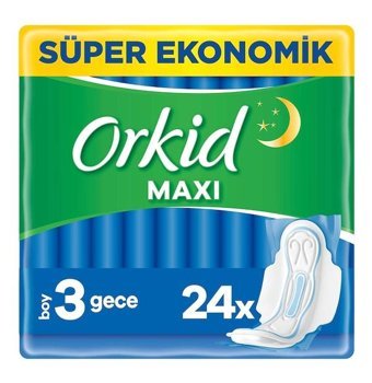 Orkid Maxi İnce 24'lü Hijyenik Ped 1 Adet