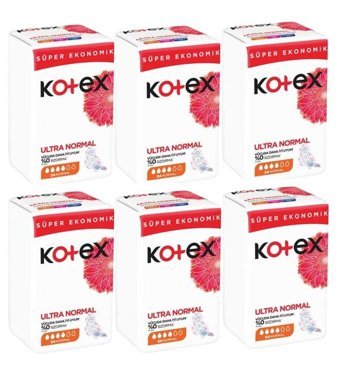 Kotex Ultra İnce 24'lü Hijyenik Ped 6 Adet