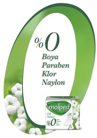 Molped Pure&Soft Organik İnce Antialerjik 36'lı Hijyenik Ped 2 Adet
