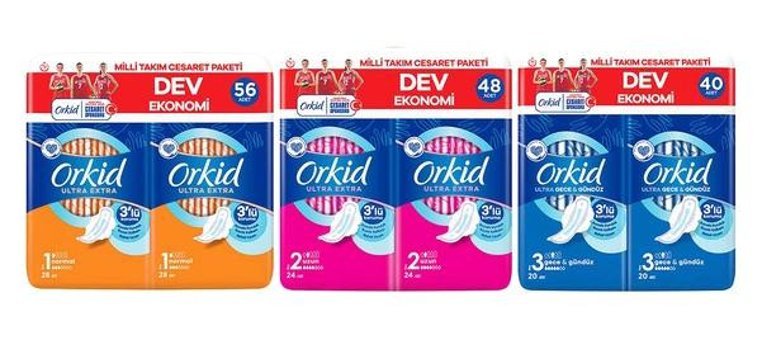 Orkid Ultra İnce 24'lü Hijyenik Ped 6 Adet