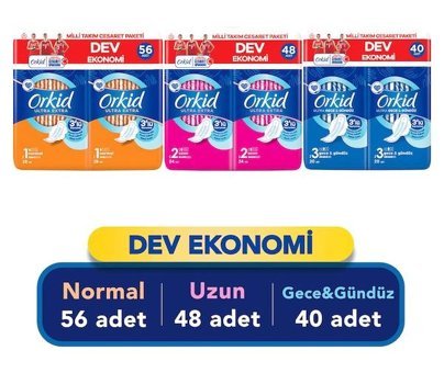 Orkid Ultra İnce 24'lü Hijyenik Ped 6 Adet