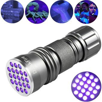 Mabes Guassi Ultraviyole Basmalı Led Pilli El Feneri