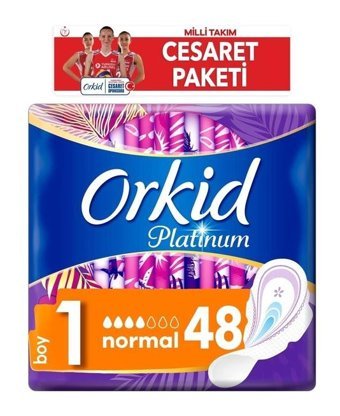 Orkid Platinum İnce 24'lü Hijyenik Ped 2 Adet