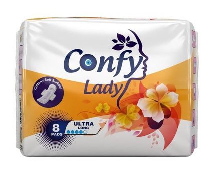 Confy Lady İnce 8'li Hijyenik Ped 1 Adet