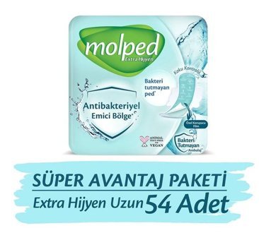 Molped Extra Hijyen İnce 18'li Hijyenik Ped 3 Adet