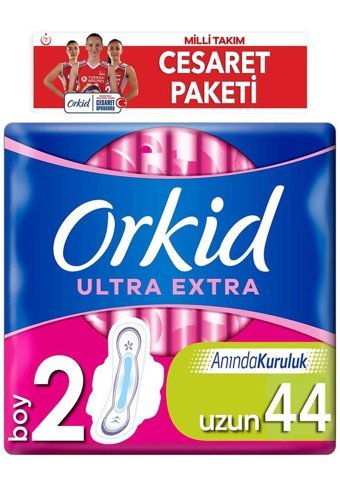 Orkid Milli Takım Cesaret Paketi İnce 44'lü Hijyenik Ped 1 Adet