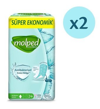 Molped Extra Hijyen İnce 24'lü Hijyenik Ped 2 Adet