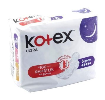 Kotex Ultra Organik İnce 6'lı Hijyenik Ped 1 Adet
