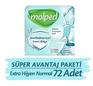 Molped Extra Hijyen İnce 24'lü Hijyenik Ped 3 Adet