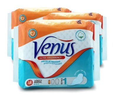 Venüs İnce 10'lu Hijyenik Ped 3 Adet