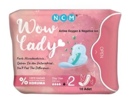 Wow Lady İnce 10'lu Hijyenik Ped 1 Adet