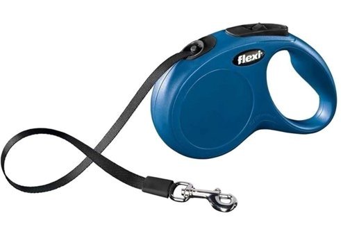 Flexi New 3 m Makaralı Boyun Köpek Tasması Mavi